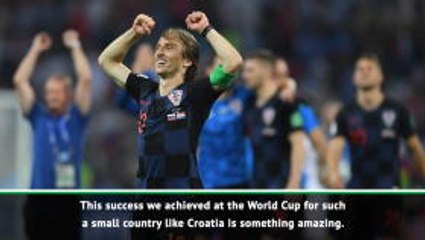 I would give up all individual trophies for the World Cup - Modric