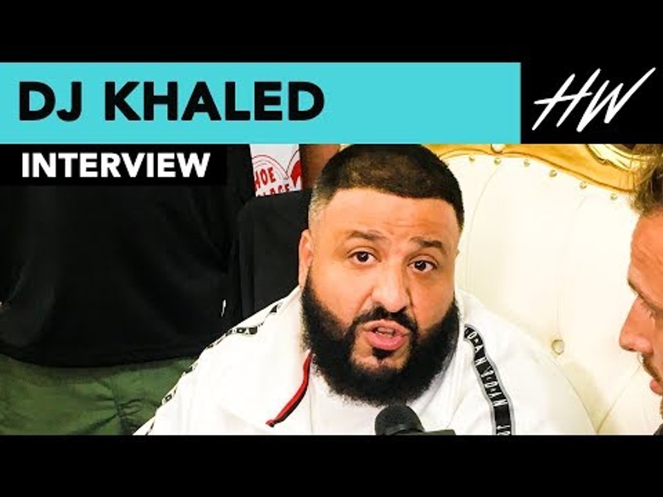 DJ Khaled Praises Justin Bieber At His Nike x Jordan Shoe Launch | Hollywire