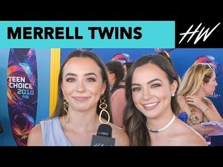 Merrell Twins Fangirl Over Mason Ramsey And Chris Pratt! | Hollywire
