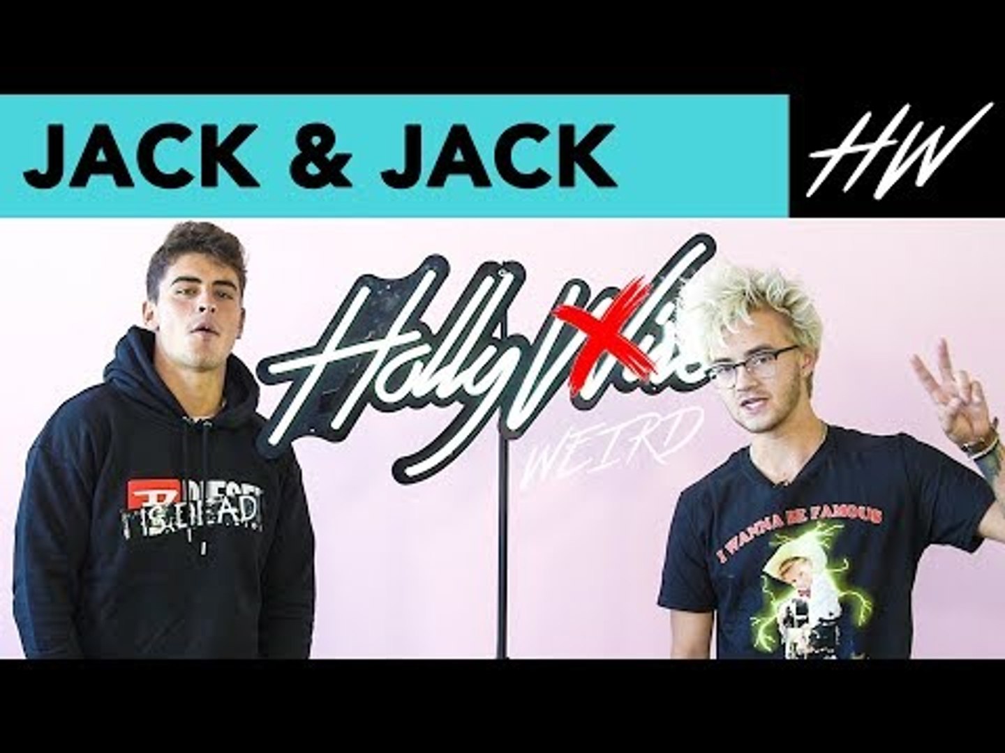 ⁣Jack Gilinsky & Jack Johnson Of Jack & Jack tell us their WEIRDEST DATE story  | Hollywire