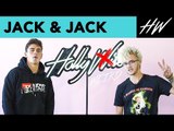 Jack Gilinsky & Jack Johnson Of Jack & Jack tell us their WEIRDEST DATE story  | Hollywire