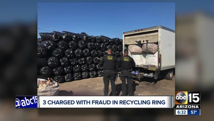 Two Arizona men arrested in $16 million recycling fraud