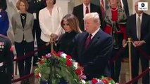 Trump Visits Capitol Rotunda To Pay Respects To George H. W. Bush