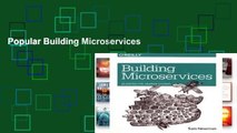 Popular Building Microservices