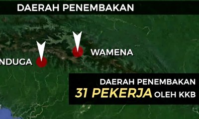 31 Pekerja Tewas Dibunuh KKB Saat Ambil Foto Upacara