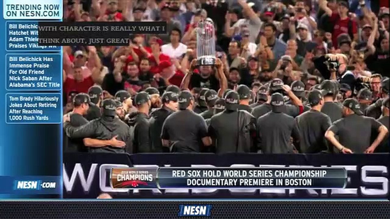 Brock Holt, Alex Cora Discuss Favorite Moments From Red Sox's World Series Run