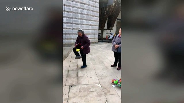 This 80-year-old Chinese grandmother is more coordinated than you'll ever be