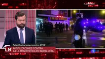 Tensión entre Iván Espinosa (Vox), diputada Podemos y presentador de La Noche en 24h por las manifestaciones espontáneas en Andalucía vlc-record-2018-12-04-04h08m29s-LA1 HD (ES)