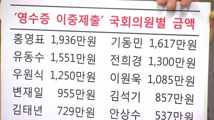 뉴스타파·시민단체, '영수증 이중제출' 국회의원 26명 공개 / YTN