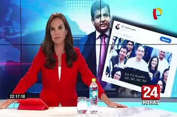 Congresista Luis López difundió foto adulterada de presidente Vizcarra sobre referéndum