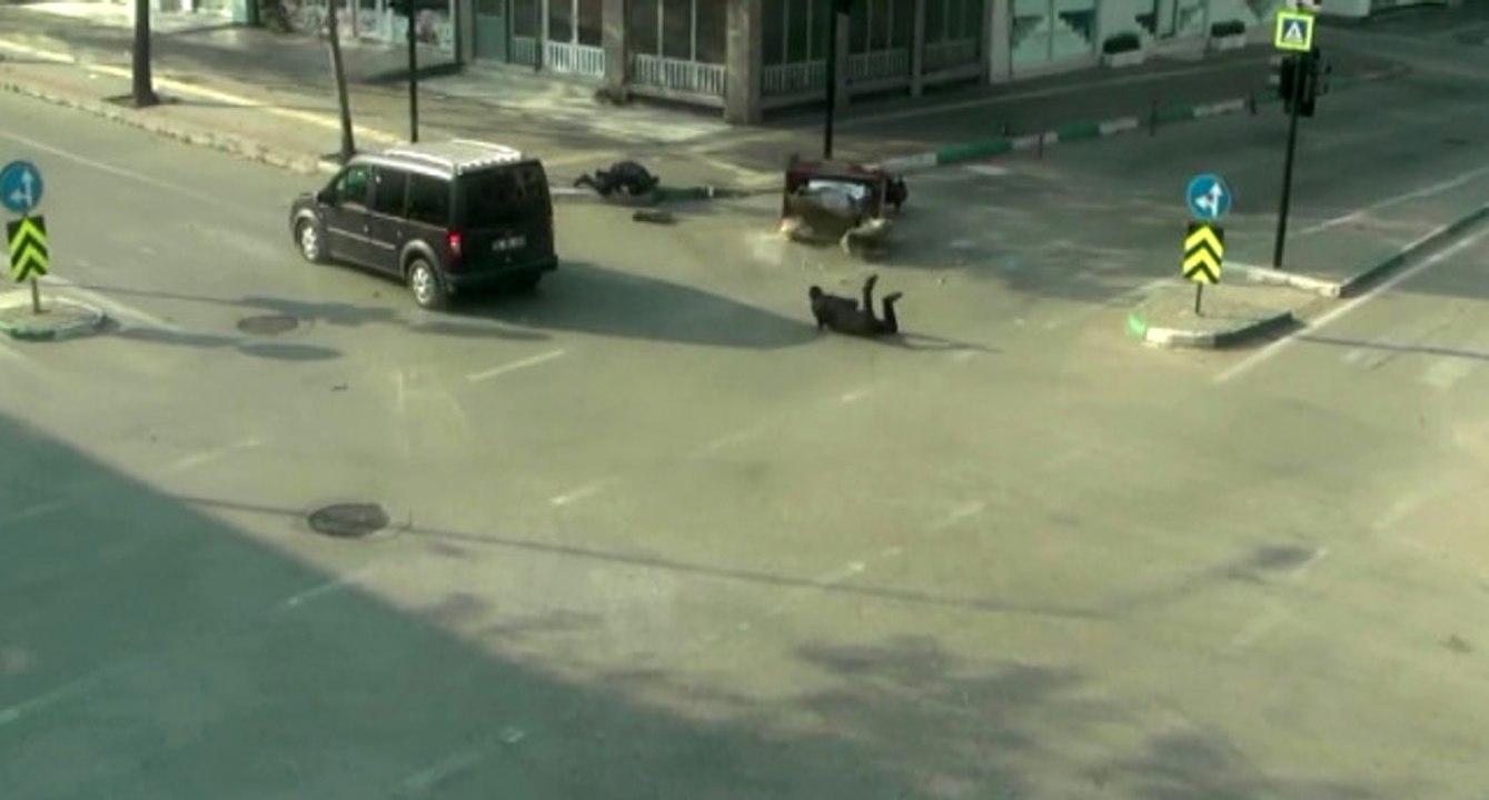 Feci Kazalar Mobese Kameralarına Yansıdı