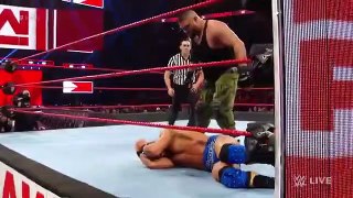 Chad Gable & Bobby Roode vs AOP & Drake Maverick - 2-on-3 Handicap Match Raw Dec. 3 2018