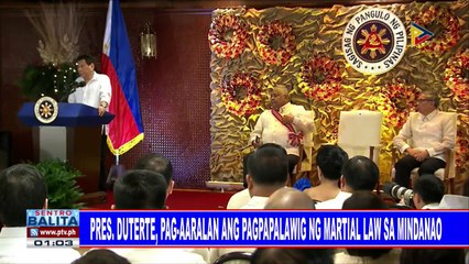 Video herunterladen: Pres. #Duterte, pag-aaralan ang pagpapalawig ng Martial Law sa Mindanao