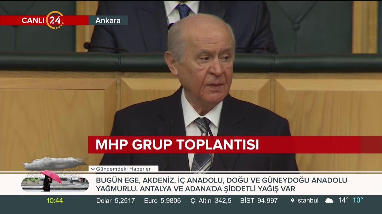 Devlet Bahçeli konuşuyor