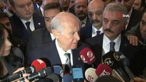 MHP Lideri Bahçeli'den meclis başkanlığı açıklaması
