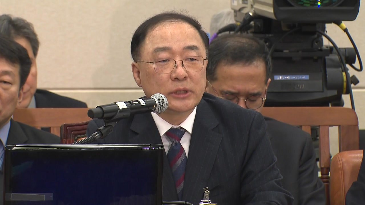 홍남기 "내년 하반기 소득주도성장 효과...최저임금 개편" / YTN