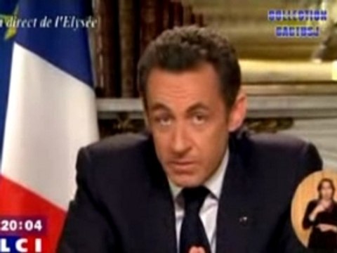 NICOLAS SARKOZY - Voeux 2008 aux Français