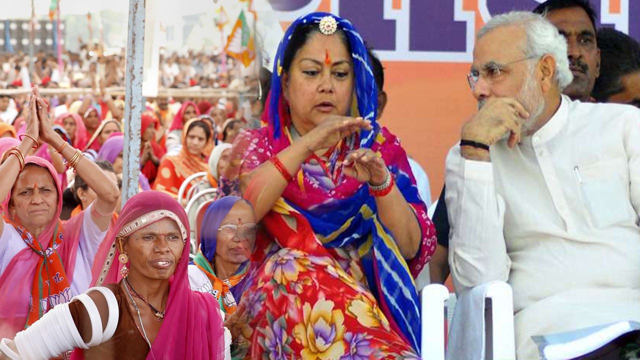 Rajasthan Elections 2018 : Vasundhara Raje के खिलाफ सड़क पर क्यों उतरे Rajputs | वनइंडिया हिंदी