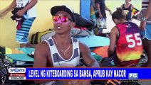 Level ng kiteboarding sa bansa, aprub kay Nacor