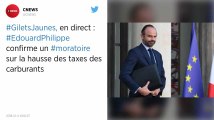 Gilets jaunes : « On doit apaiser la situation pour éviter qu'elle dégénère » dit Édouard Philippe