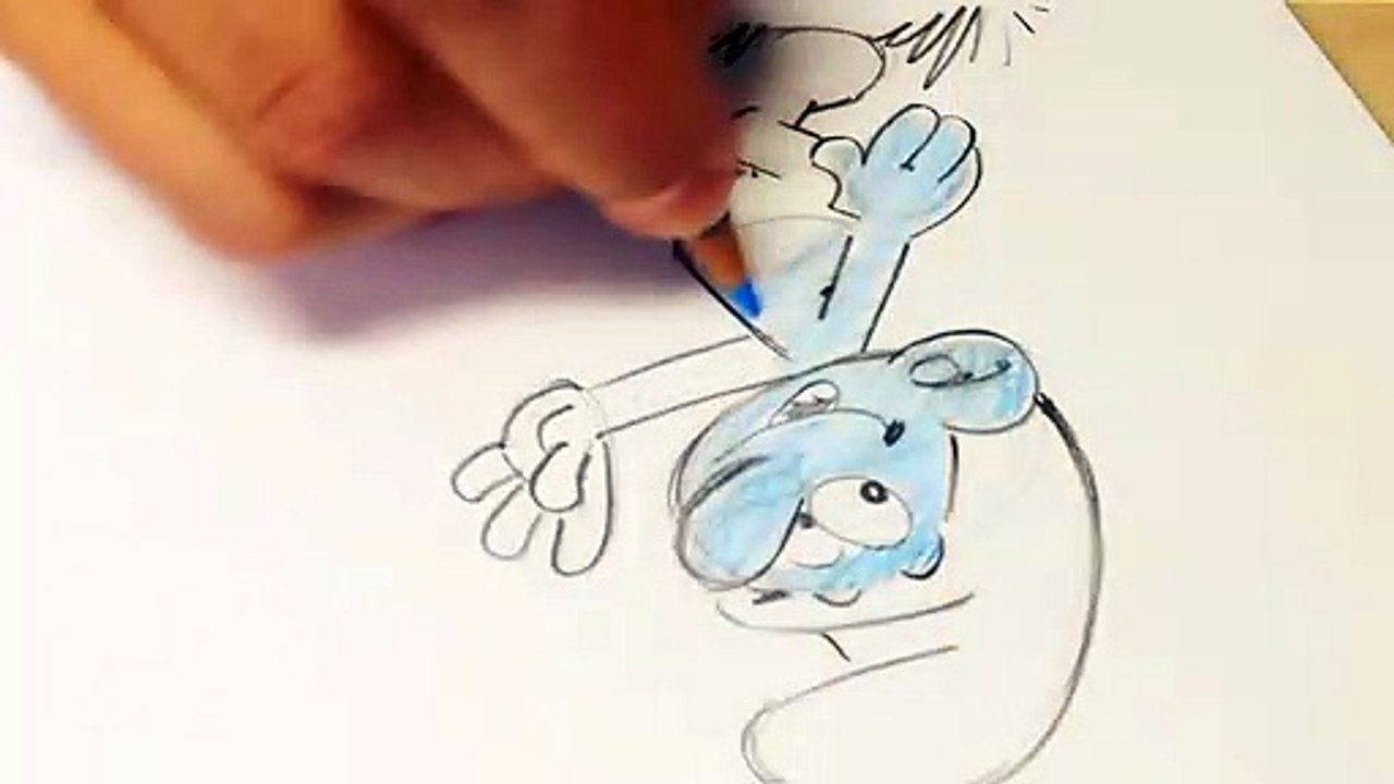 كيف ترسم رسام • السنافر