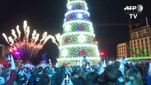 Beyrouth illumine son sapin de Noël