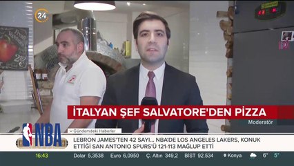 İtalyan Şef Salvatore'den pizza