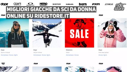 Migliori giacche da sci donna su  Ridestore