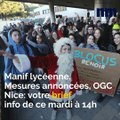 Manif lycéenne, Mesures annoncées, OGC Nice: votre brief info de ce mardi à 14h