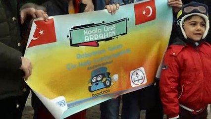 Robotik yarışması şampiyonu Ardahanlı öğrenciler Çin'e uğurlandı - ARDAHAN