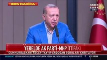 Erdoğan'dan 'Binali Yıldırım' yanıtı: Meclis çalışmaları nedeniyle İstanbul adayı konusunda biraz sabırlı olacağız