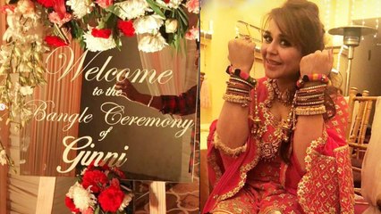 Kapil Sharma's to be wife Ginni Chatrath looks beautiful at her Bangle Ceremony | FilmiBeat