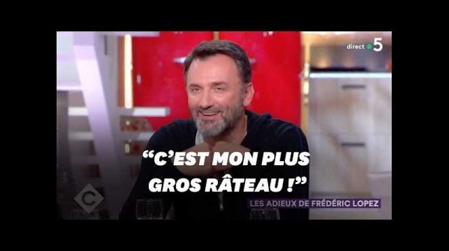 Le grand regret de Frédéric Lopez dans Rendez-vous en terre inconnue