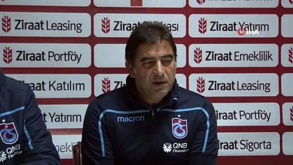 Sivas Belediyespor - Trabzonspor maçının ardından