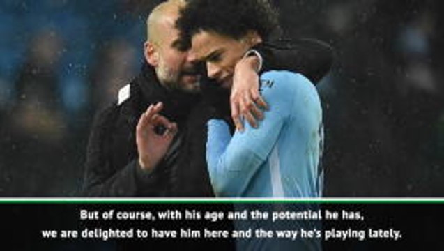 Sane contract talks taking longer than De Bruyne - Guardiola