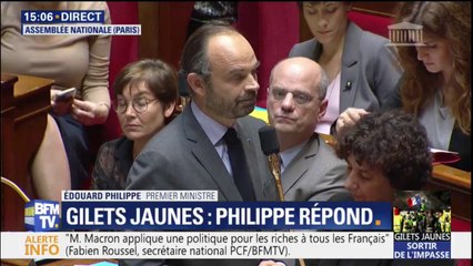 "Il nous appartient de faire en sorte d'inverser ces évolutions dangereuses", déclare Edouard Philippe
