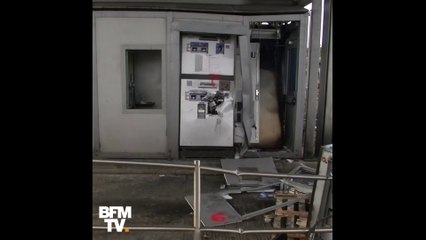 À Narbonne, les images d'un péage saccagé par des casseurs