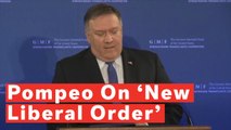 Mike Pompeo: Trump Building New Liberal World Order