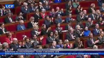 Gilets Jaunes: Les députés font une standing-ovation aux forces de l'ordre à l'Assemblée nationale - VIDEO