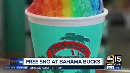 Get free Sno at Bahama Buck's on Tuesday