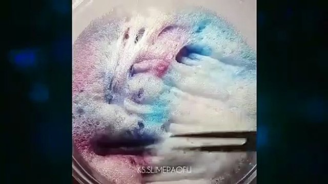 BUBBLY SLIME ASMR | oddly satisfying bubble slime that make you relax
