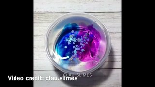 Satisfying Slime ASMR - Coloring Slime Compilation