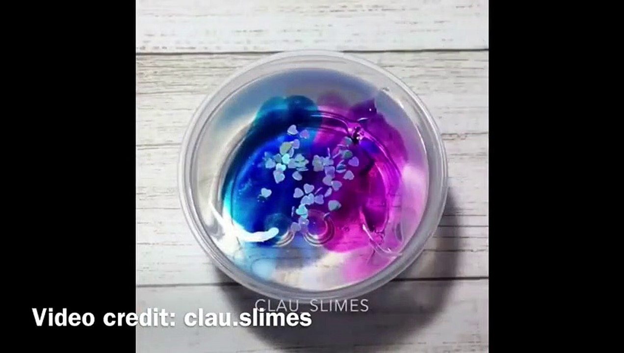 Satisfying Slime ASMR - Coloring Slime Compilation