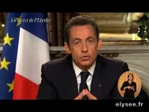 2007/2008 : Les voeux de Sarkozy