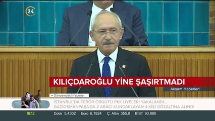 Yine şaşırtmadı