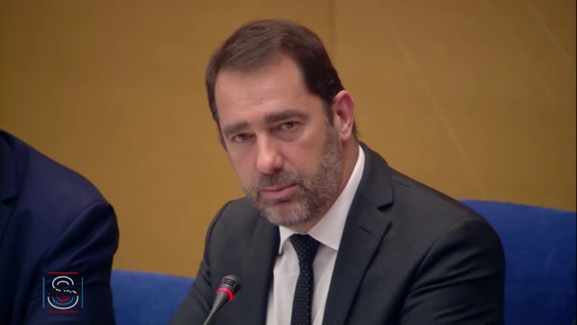 Devant le Sénat, Christophe Castaner invite les gilets jaunes à ne pas se rassembler à Paris samedi prochain