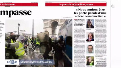 Menaces entre gilets jaunes