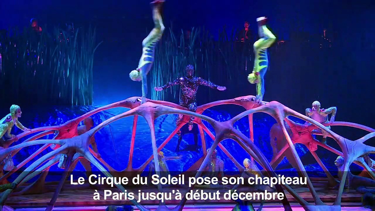 Le cirque du Soleil installe son chapiteau à Paris pour "Totem"
