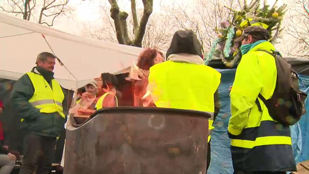 Gelbwesten-Protest führt zu Benzin-Knappheit