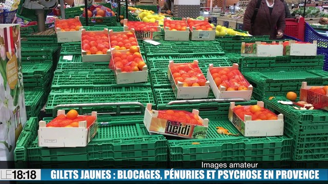 Le 18:18 : pénurie d'essence, rayons vides dans les supermarchés : la psychose s'installe en Provence